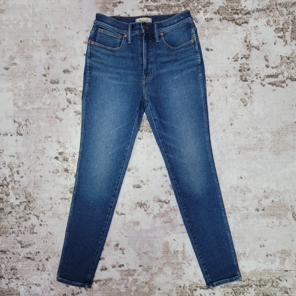 Madewell 10" High Rise Skinny Jeans Women's Size 28 Medium Wash